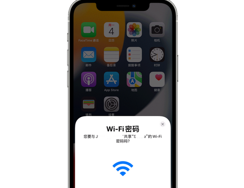 鹤城苹果15维修店分享iPhone15如何共享Wi-Fi密码 